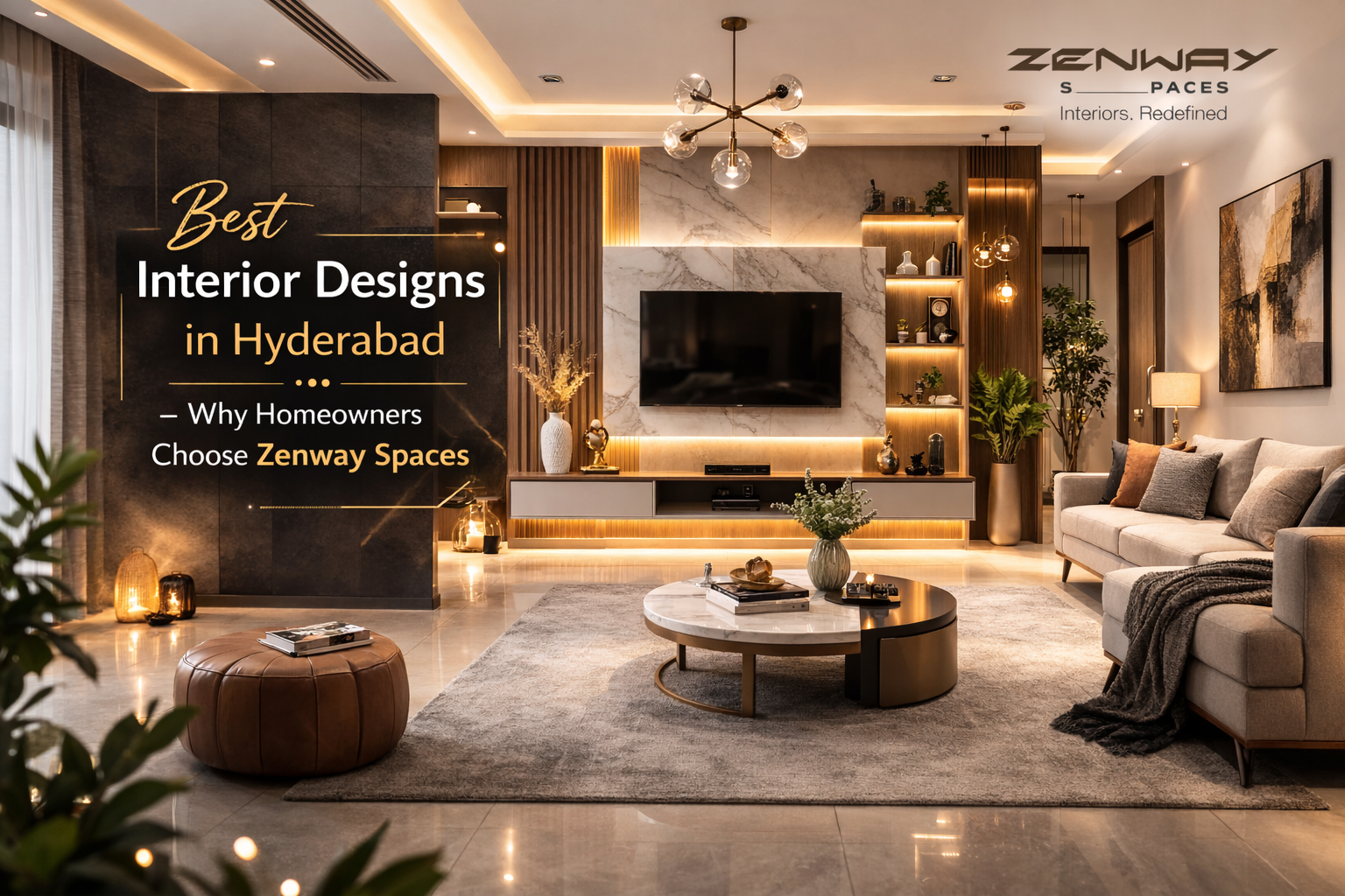 Best Interior Designs in Hyderabad - Why Homeowners Choose Zenway Spaces