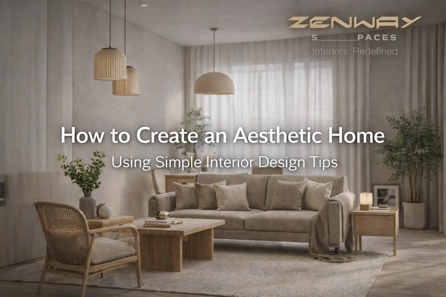 How to Create an Aesthetic Home Using Simple Interior Design Tips