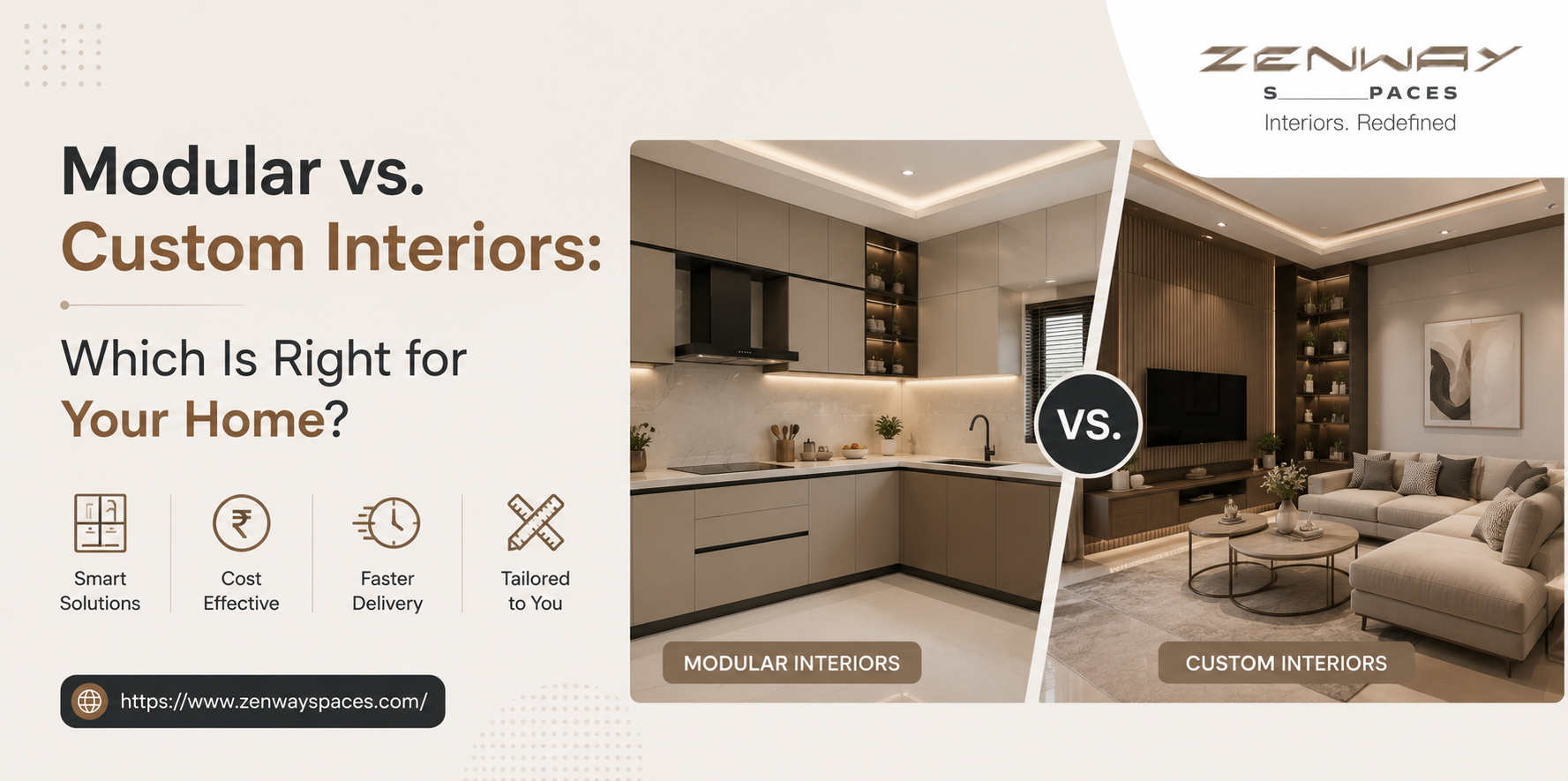 Modular vs Custom Interiors - Which Is Right for Your Home?