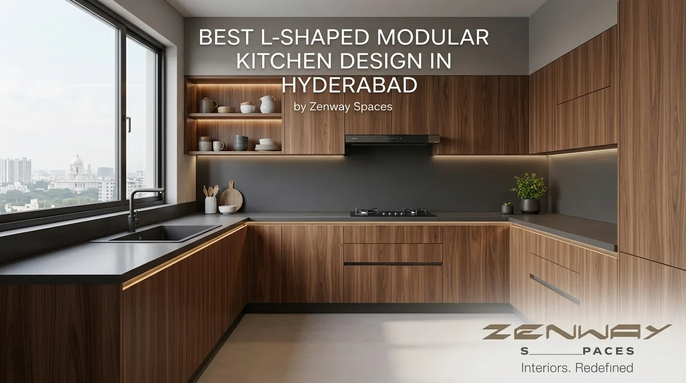 Best L-Shaped Modular Kitchen Design in Hyderabad