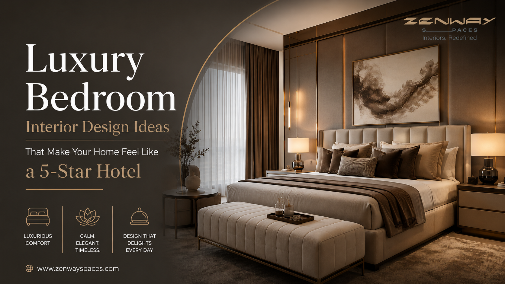 Luxury Bedroom Interior Design Ideas That Make Your Home Feel Like a 5-Star Hotel