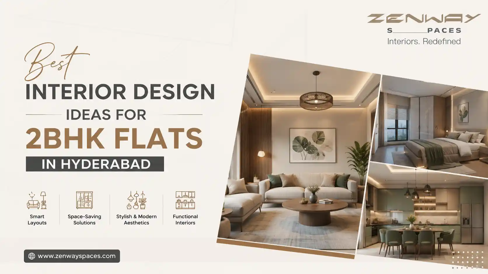 Best Interior Design Ideas for 2BHK Flats in Hyderabad