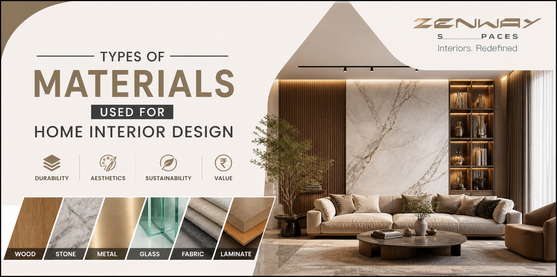 Types of Materials Used for Home Interior Design