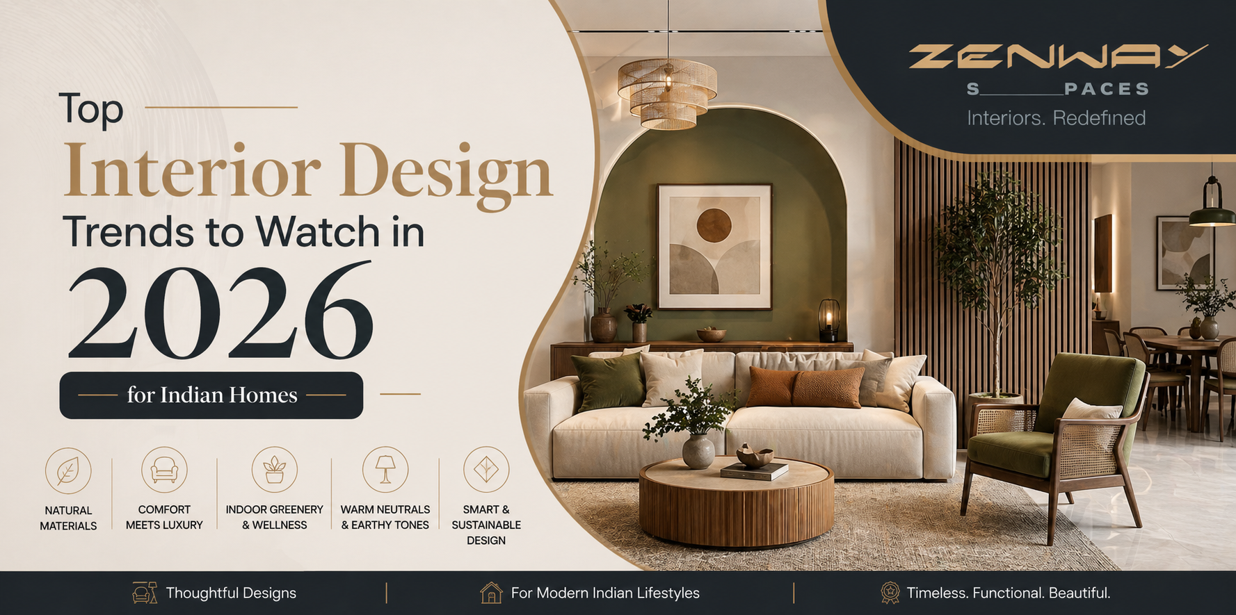 Top Interior Design Trends to Watch in 2026 for Indian Homes